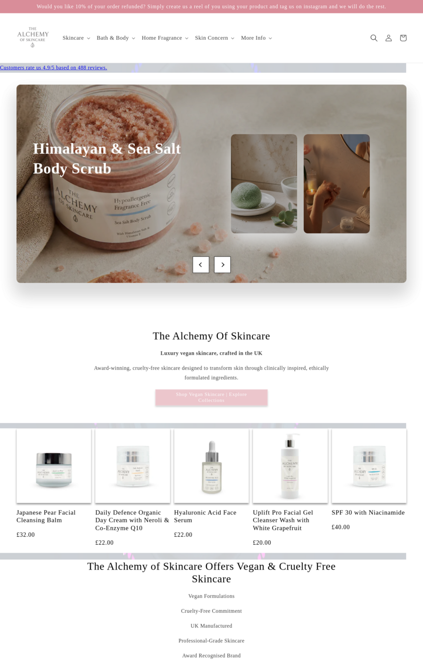 Alchemy of Skincare Review