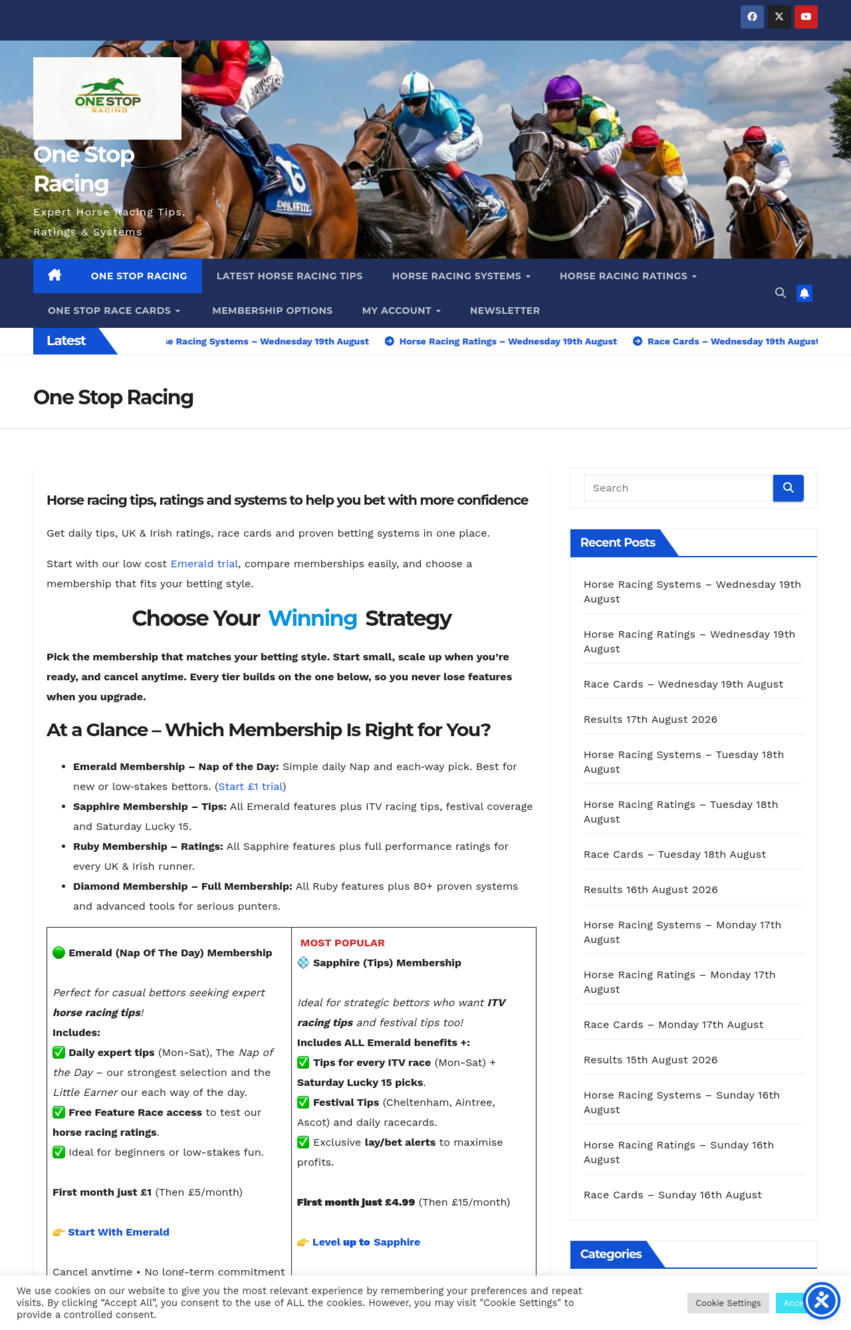 One Stop Racing Review