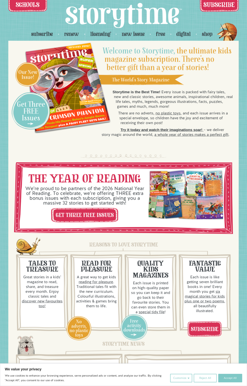 Storytime Magazine Review