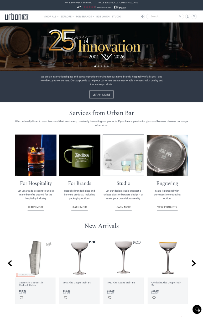 Urban Bar Review