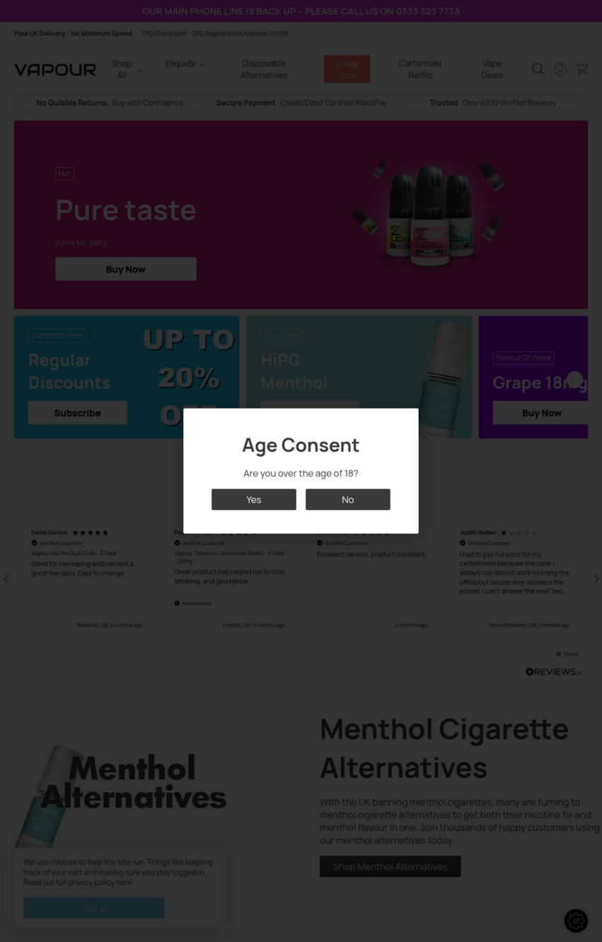 Vapour Review